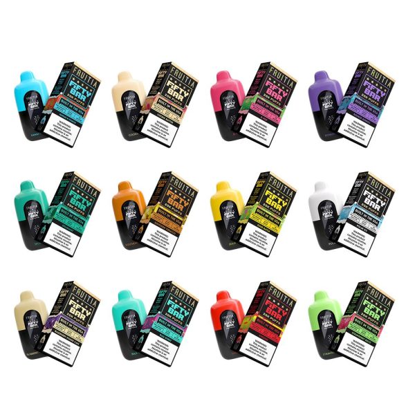 Fruitia 20000 Puff Disposable E-Cig by Fifty Bar 50mg 16mL For Sale