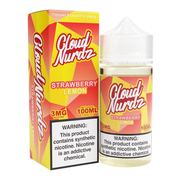 Strawberry Lemon by Cloud Nurdz TFN 100ml For Discount