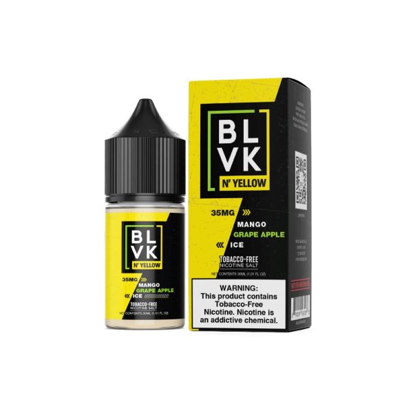 Mango Grape Apple Ice by BLVK N  Yellow Salt 30ml Hot on Sale