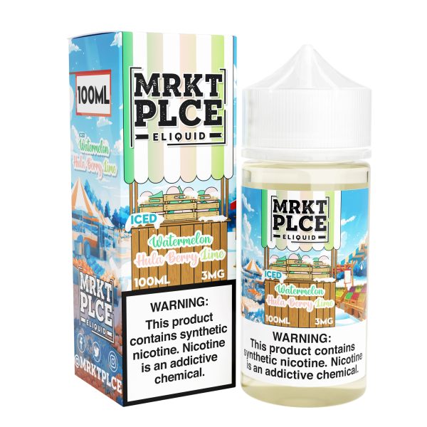 Iced Watermelon Hula Berry Lime by MRKT PLCE 100ml on Sale