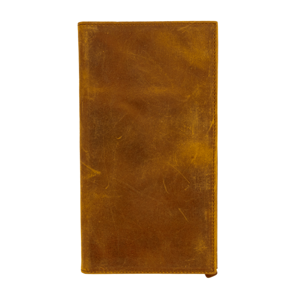 Galen Leather Wallet Insert for Traveler s Notebook Regular Size - Crazy Horse Brown on Sale
