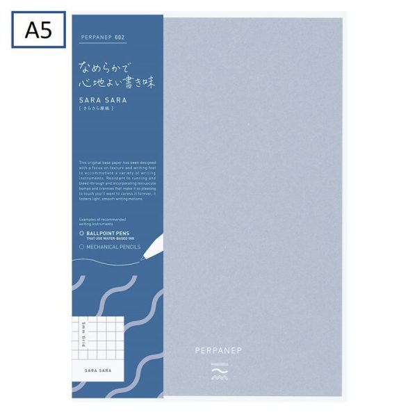 Kokuyo Perpanep A5 Notebook-  Sara Sara Smooth 5mm Grid Online now